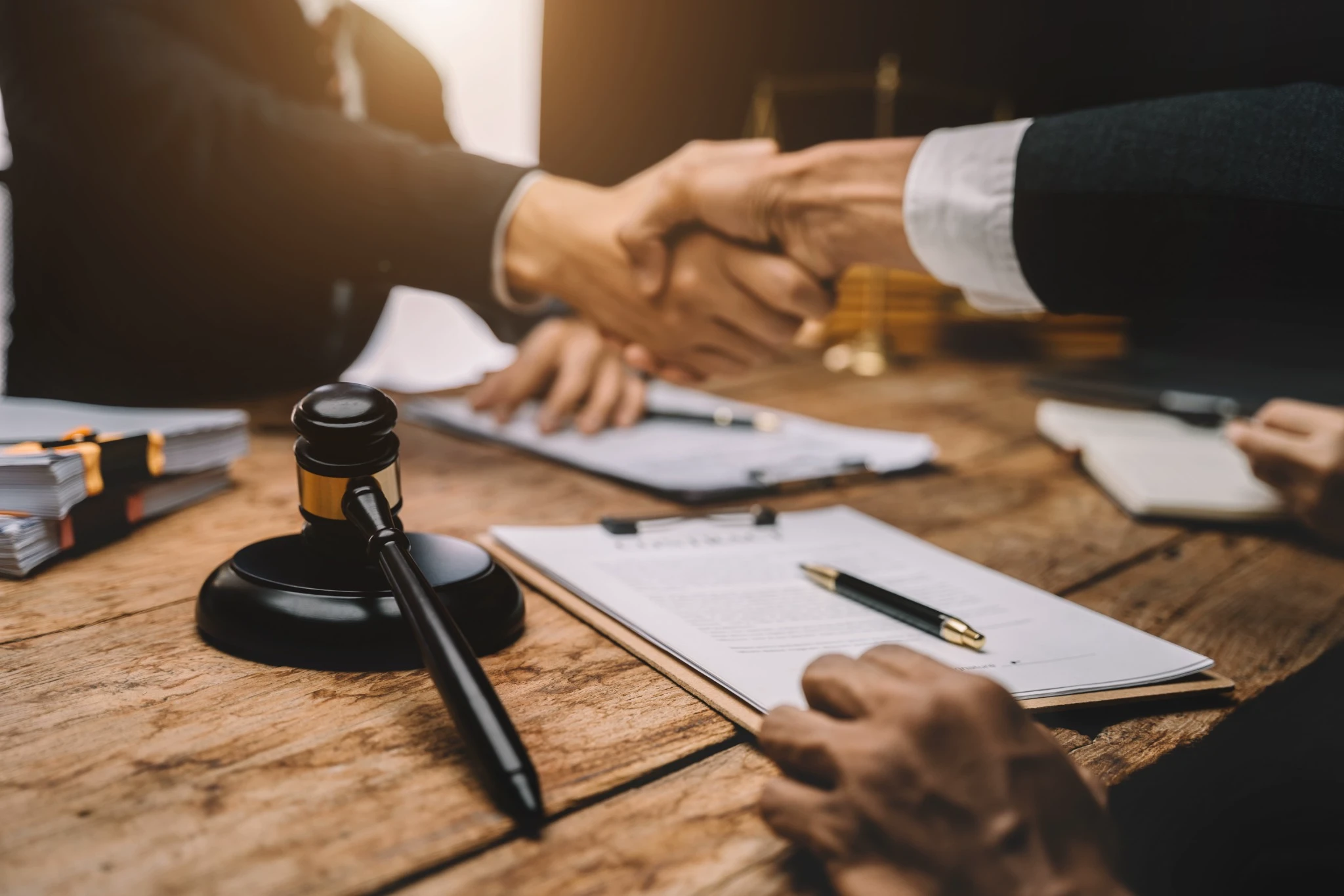 Workplace dispute resolution meeting with fair disciplinary process